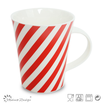 13oz Ceramic Mug with Geometrical Decal Design